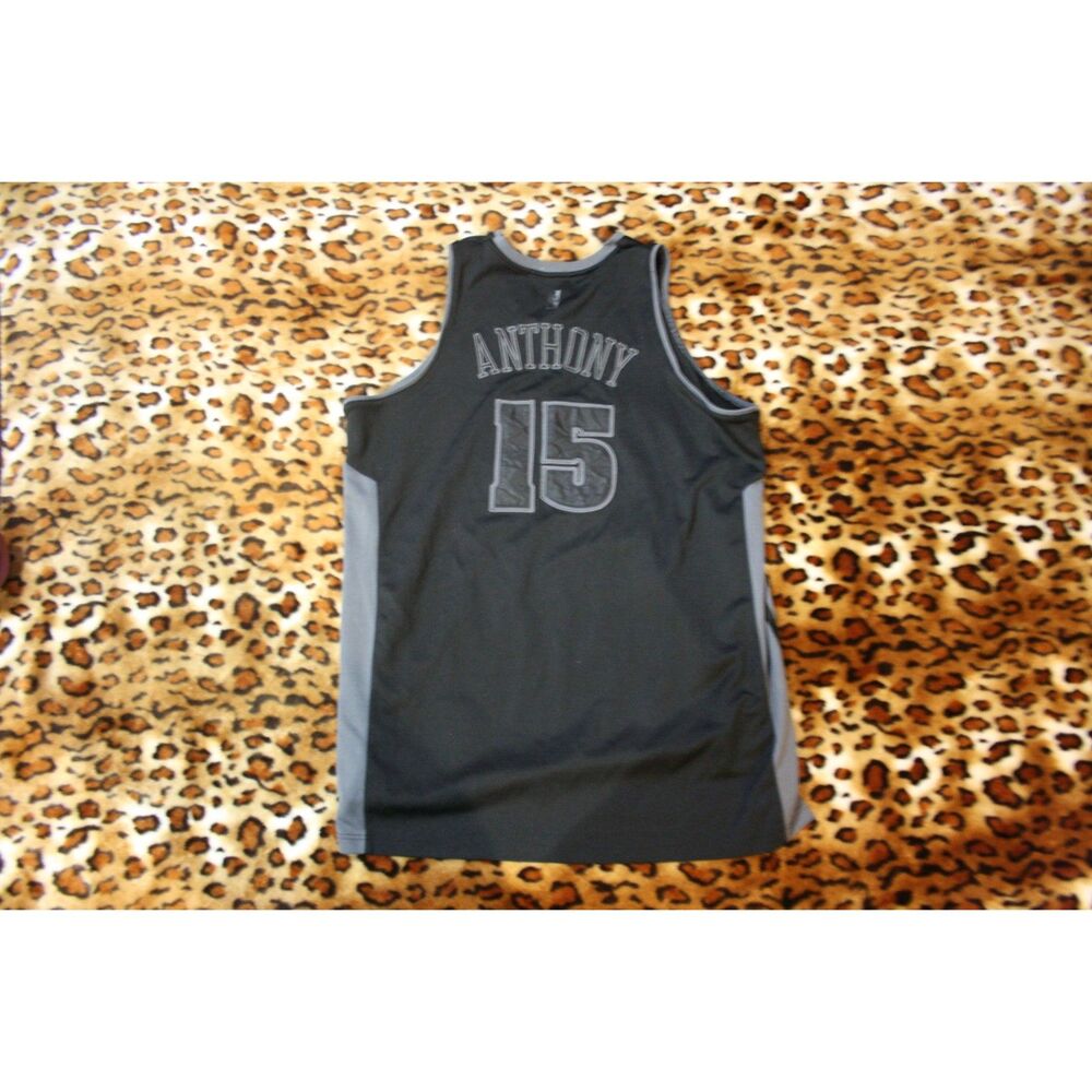 Vintage Carmelo Anthony Denver Nuggets All Black Jersey Size XL